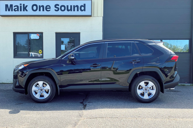 Toyota 2021 Rav4 with professional window tint in North Bay